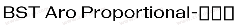 BST Aro Proportional字体转换 BST Aro Proportional字体转换